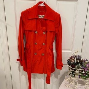 Red trench coat - calvin klein - size S
